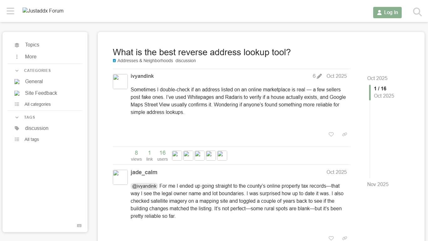 What is the best reverse address lookup tool? - Addresses & Neighborhoods - Justaddx Forum