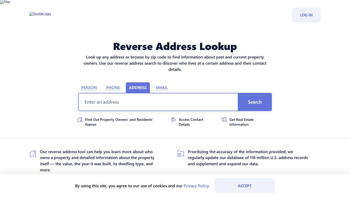 Reverse Address Lookup and Address Search | Nuwber